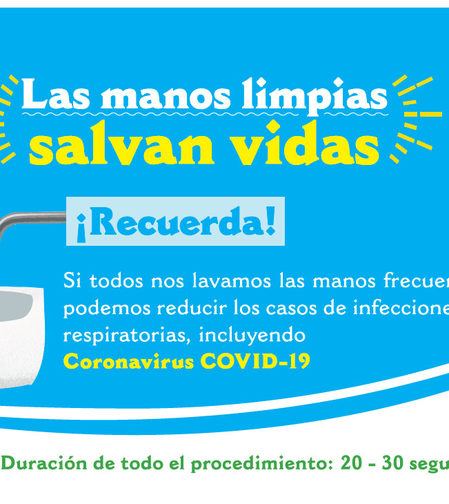 Afiche lavado de manos COVID-19