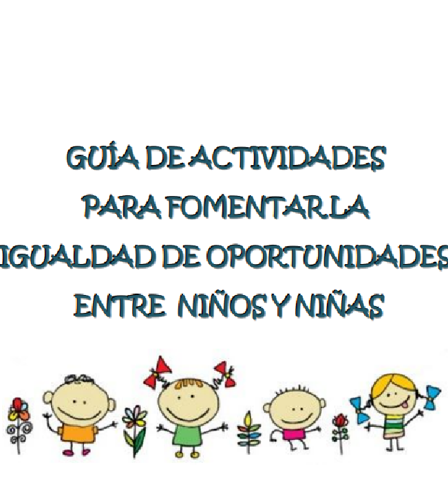 Guia de actividades de igualdad