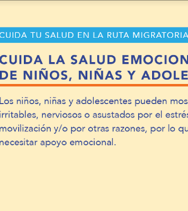 Mensajes Protección de la ruta - Durante tu ruta Cuida tu salud Salud emocional 1