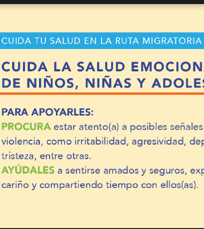 Mensajes Protección de la ruta - Durante tu ruta Cuida tu salud Salud emocional 2