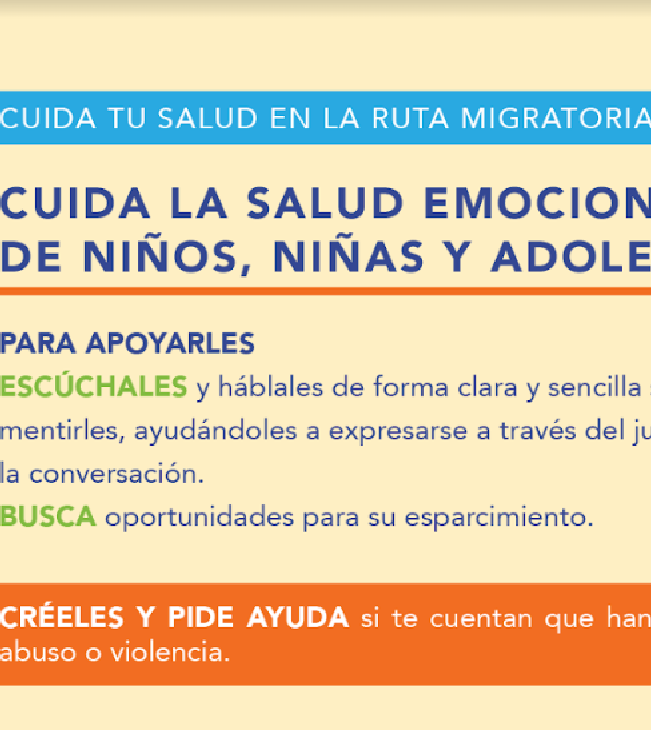 Mensajes Protección de la ruta - Durante tu ruta Cuida tu salud Salud emocional 3