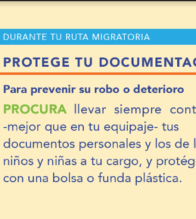 Mensajes Protección de la ruta - Durante tu ruta Seguridad Evita 2