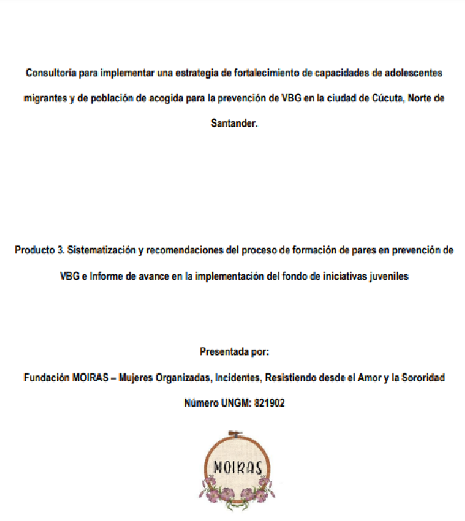 Moiras - Metodologia para prevención de VBG