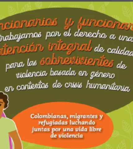 Rotafolio sobre VBG Funcionarios y funcionarias públicas