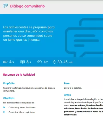 Diálogo comunitario